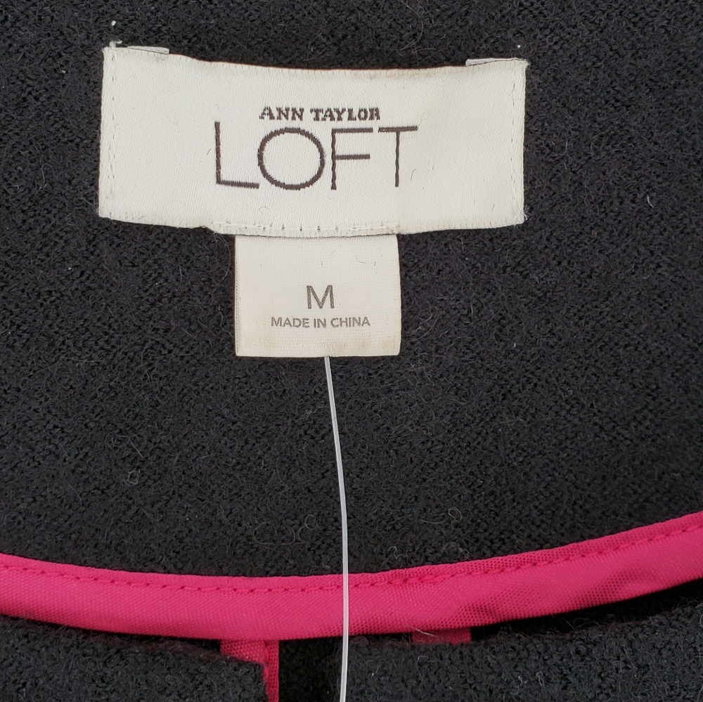 Loft Navy Wool Blend Jacket - M - Picture 4 of 6